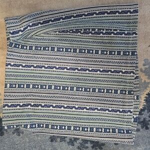 Zara | Blue Tribal knit mini skirt